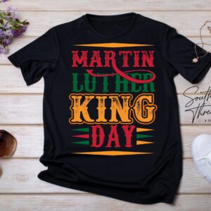 Stylish Retro Martin Luther King Jr. Day T-shirt