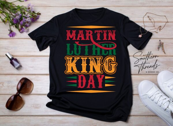 Stylish Retro Martin Luther King Jr. Day T-shirt
