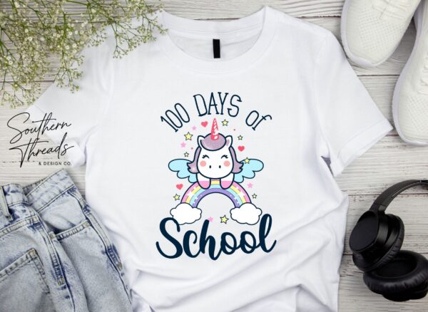 Kids 100th Day of School Unicorn